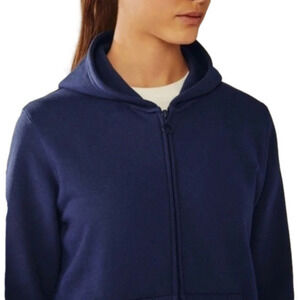 TORY BURCH | TORY SPORT | French Terry Full Zip Jacket  - Navy Blue - size Small